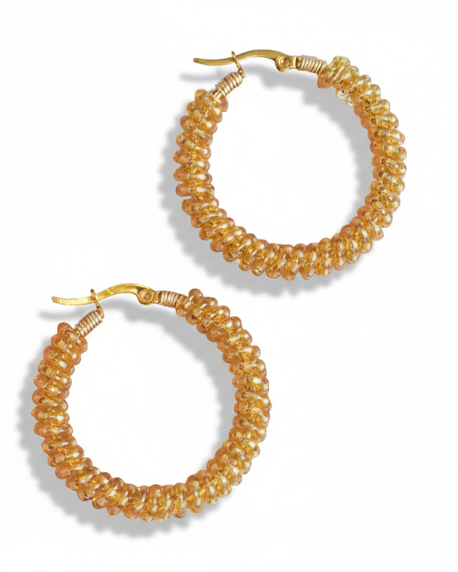 Arracadas Bora Mega Doradas