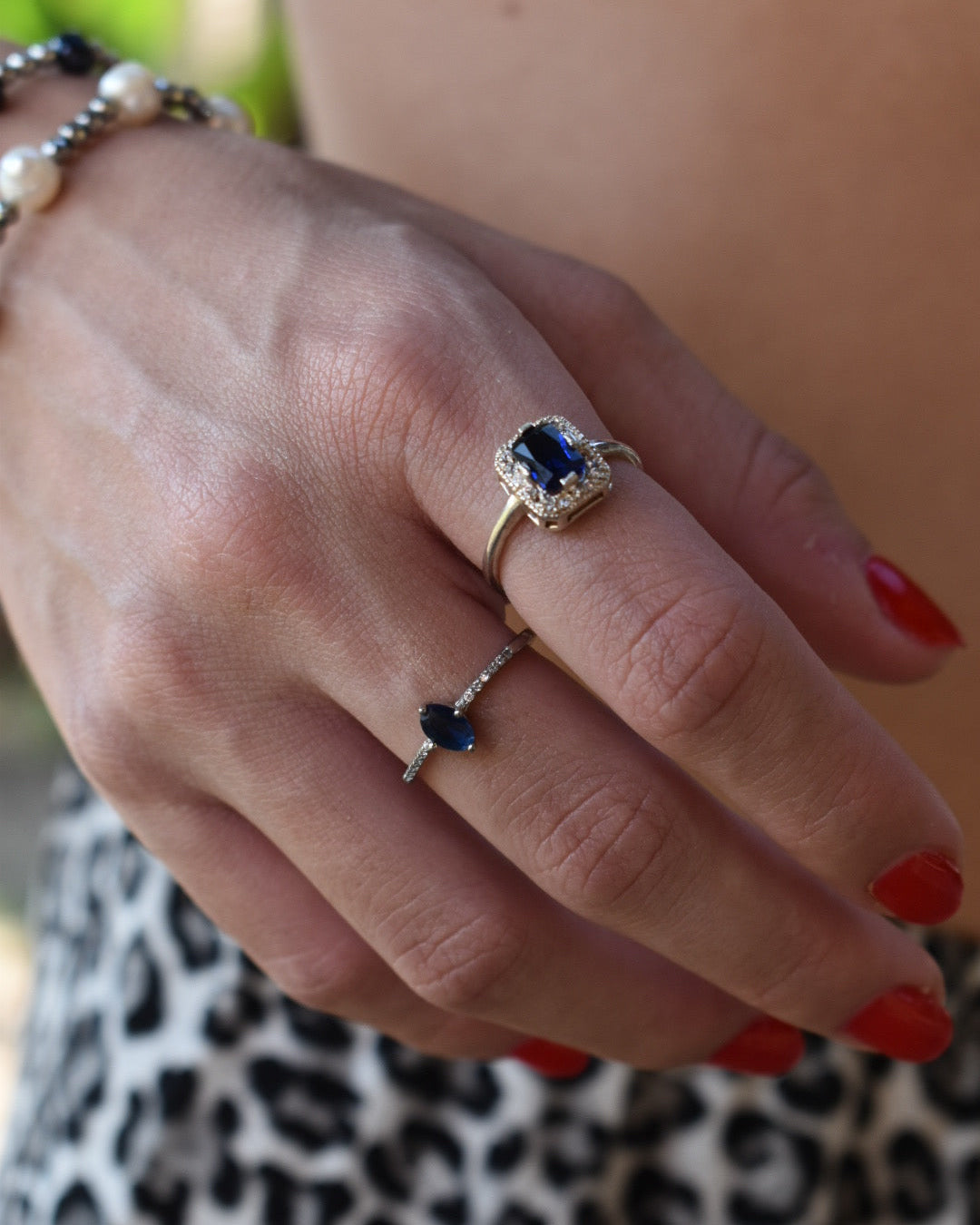 Anillo Cuadro - Plata .925