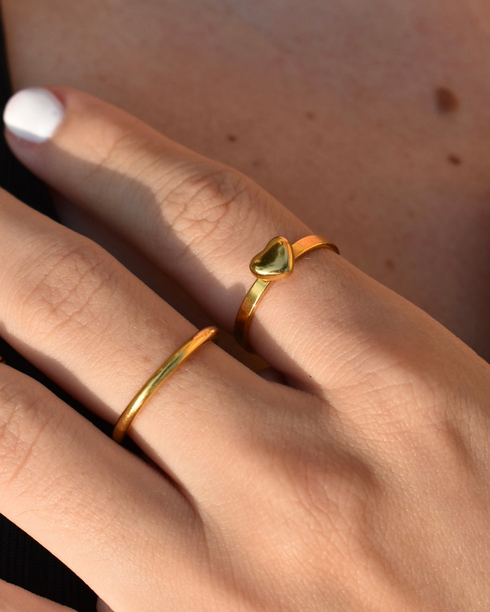 Anillo Corazón Grueso