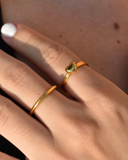 Anillo Corazón Grueso