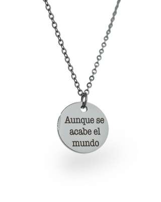 Collar Frase, Nombre o Fecha Personalizado