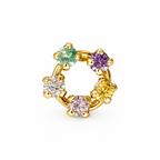 Piercing Circulo Pasteles Oro 10K