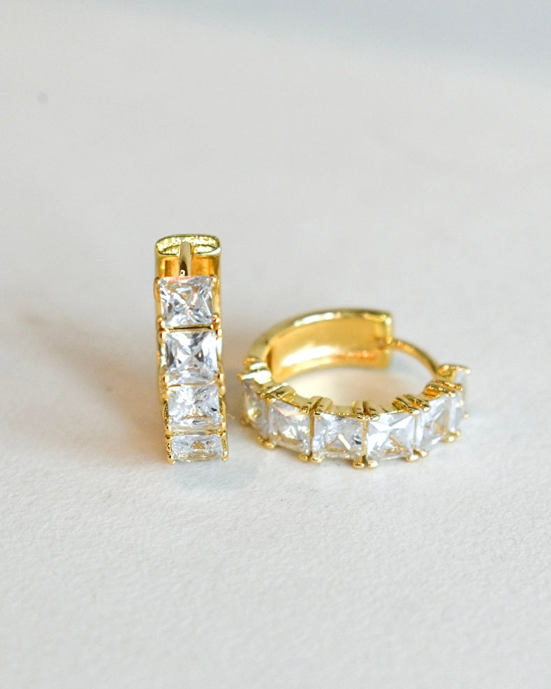 Aretes Crystal Blancos