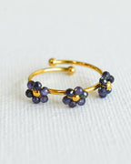 Anillo Florecitas Púrpura