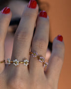 Anillo Florecitas Rosas