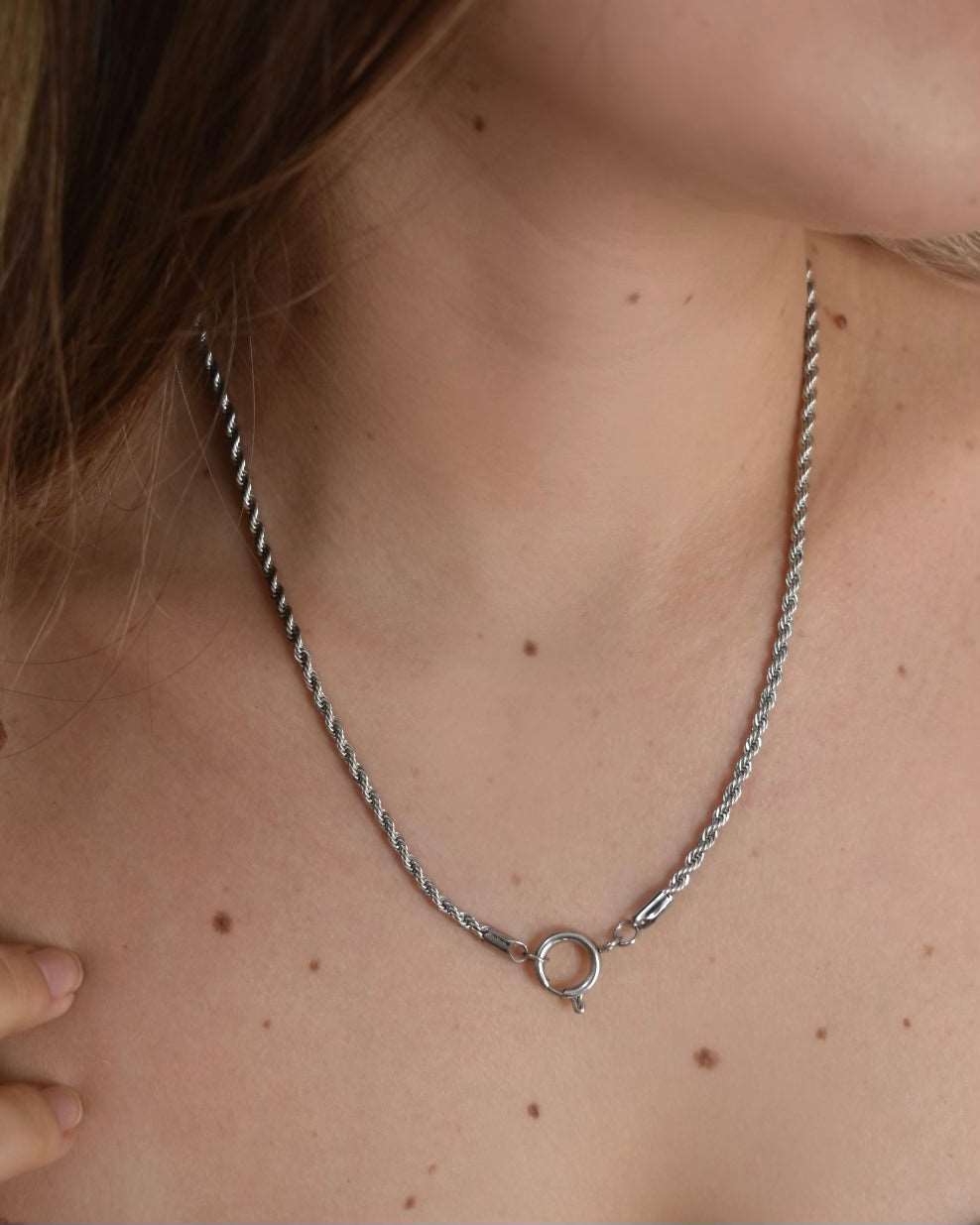 Collar Torsal Marinero Plateado