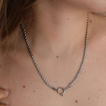 Collar Torsal Marinero Plateado
