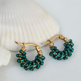 Arracadas Bora Esmeralda Mini