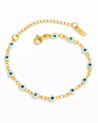 Pulsera Ojitos Blancos