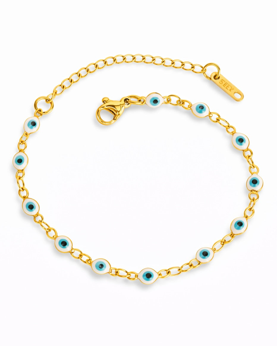 Pulsera Ojitos Blancos