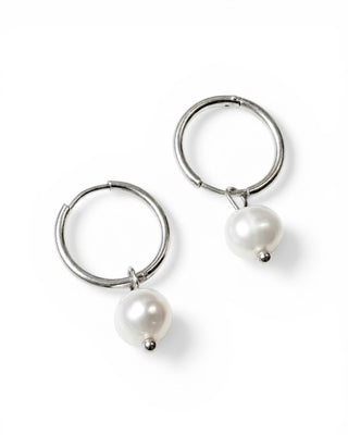 Aretes Annie Plateado