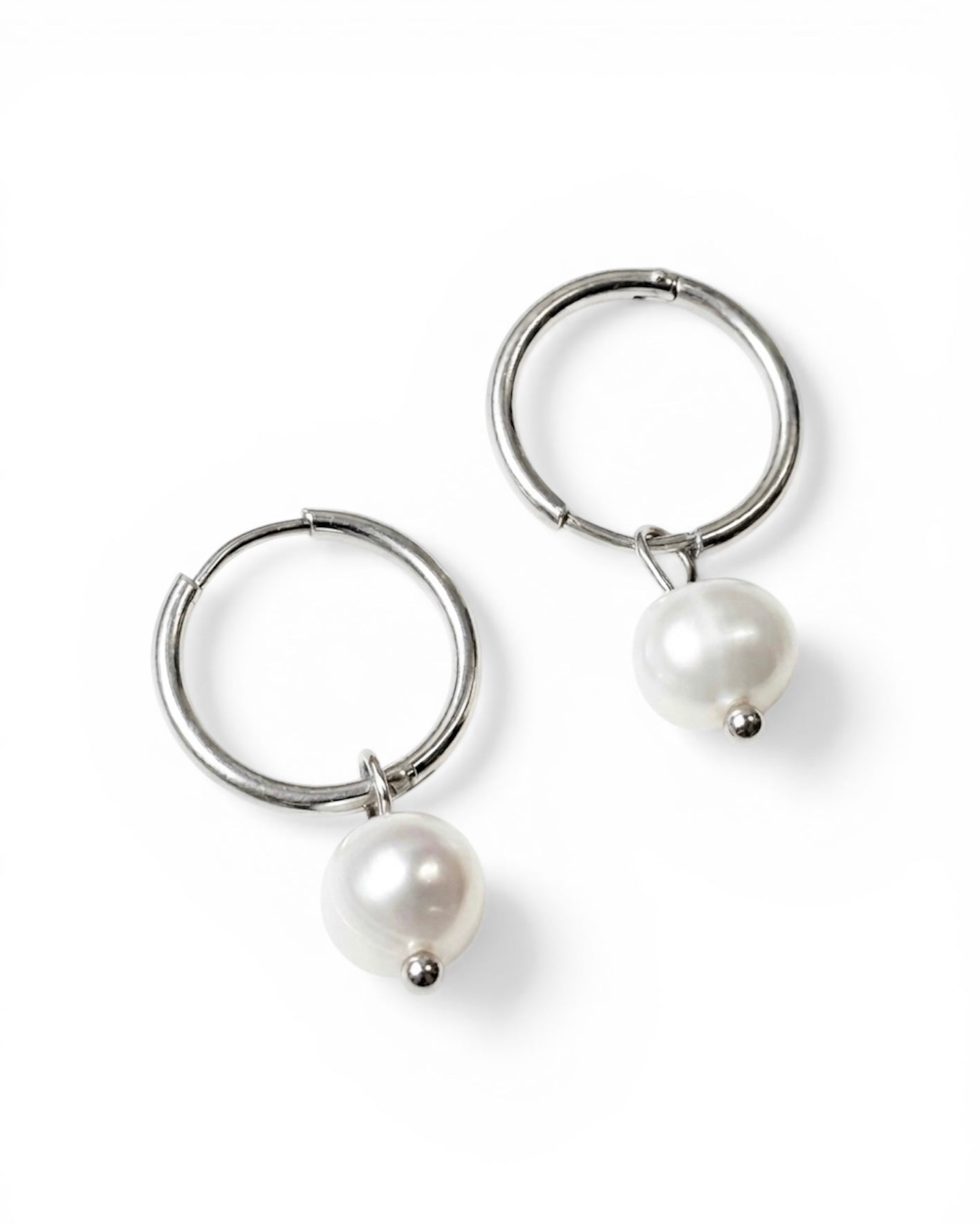 Aretes Annie Plateado