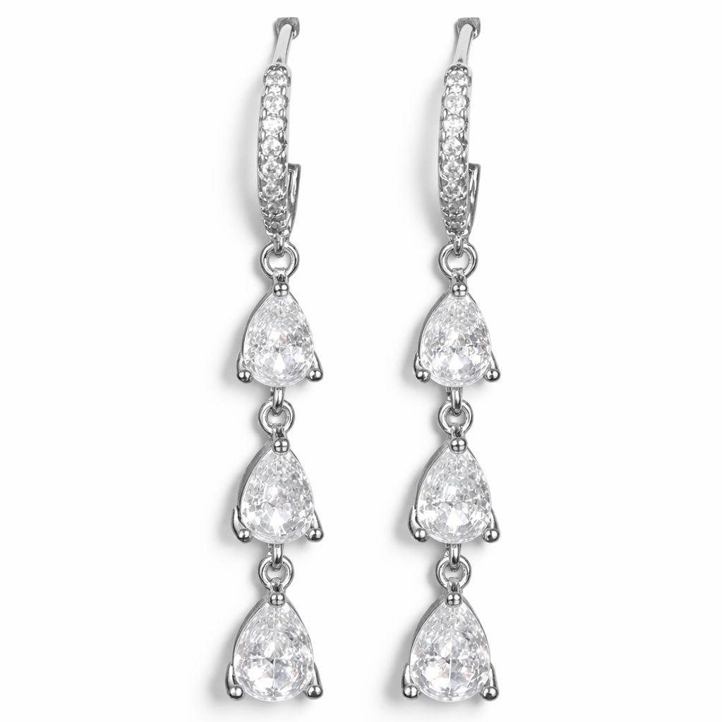 Aretes Anne Plateados