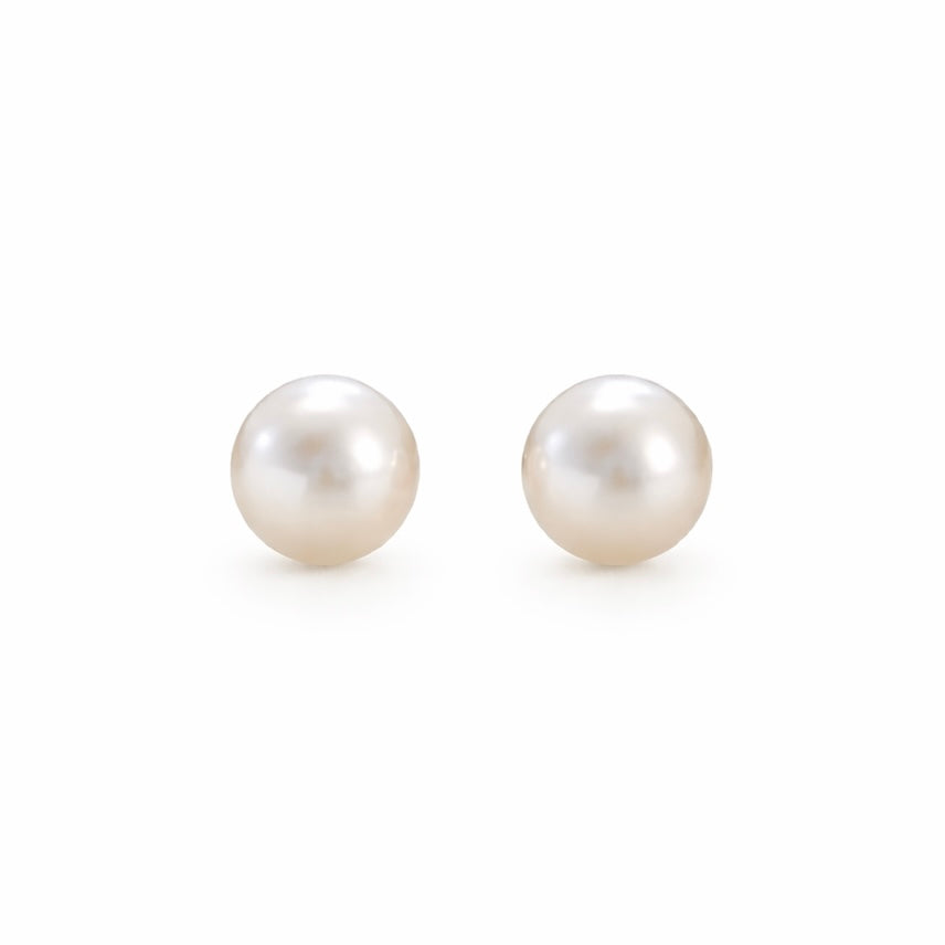 Aretes Perlas 8 mm Plata 925