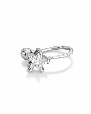 Earcuff Estrellita Plateado