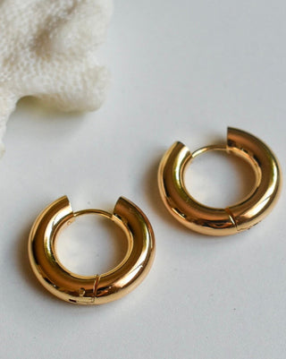 Arracadas Chunky Hoops Clásicas