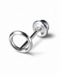 Piercing Circulo Hueco Plata .925 (1pza)