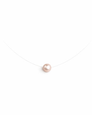 Collar Transparente Perla Mallorca 10 mm