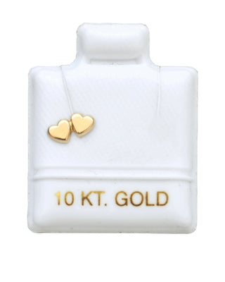 Piercing Dos Corazones - Oro 10K (1 pz)