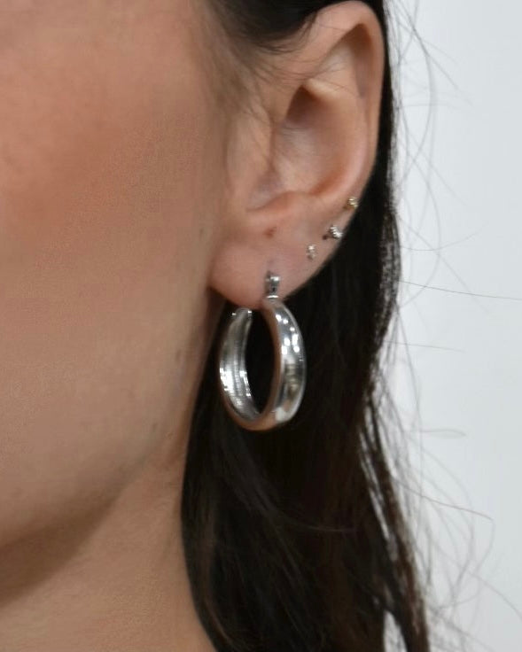 Arracadas Norma Plateadas