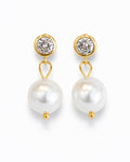 Aretes July Circulo Perla