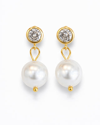 Aretes July Circulo Perla