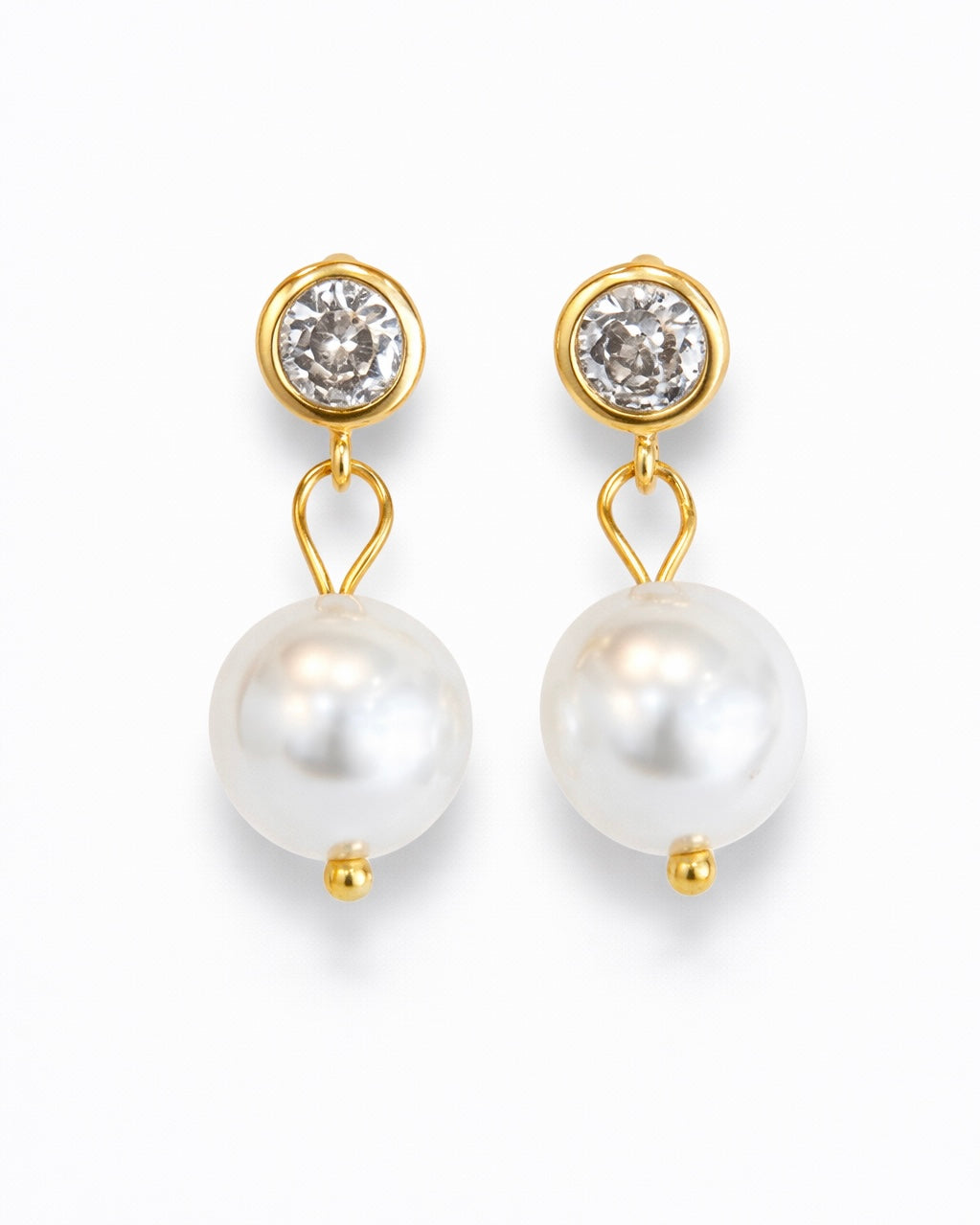 Aretes July Circulo Perla