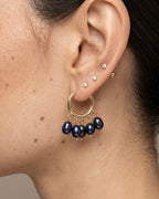 Aretes Medusa Azul