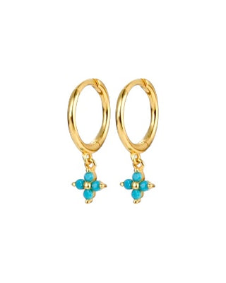 Aretes Crystal Azul 925