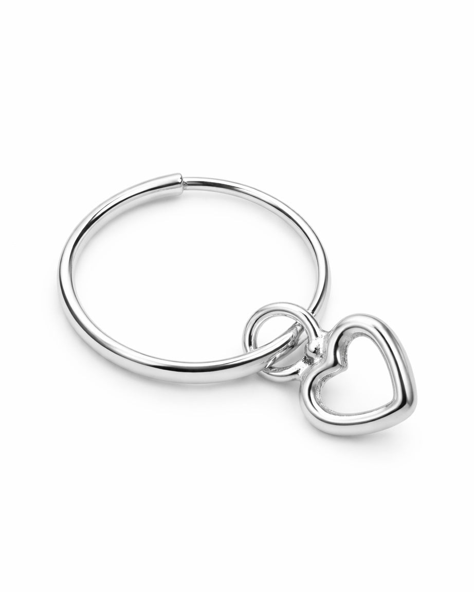 Arracadita Corazón - Plata 925 (1 pz)