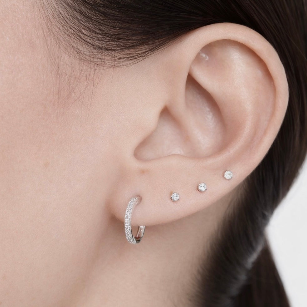 Aretes Clau 9mm .925