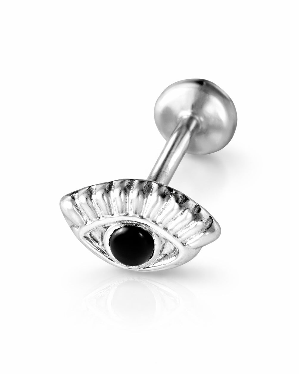 Piercing Ojo Negro Plata .925 (1 pza)