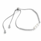 Pulsera Tres Perlas Ajustable