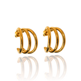 Arracadas Triples Lisas