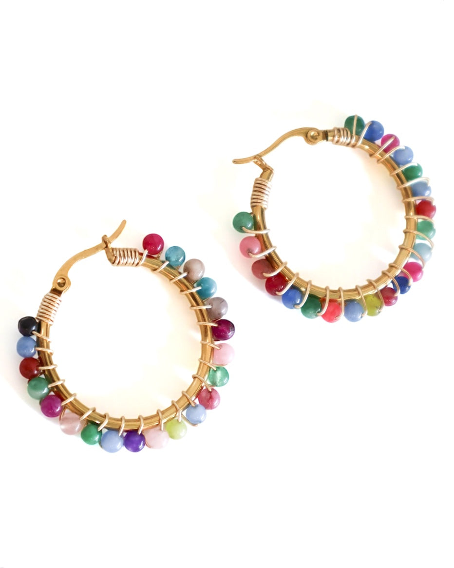 Aretes Agata Colores