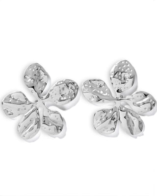 Aretes Alhelí Plateados