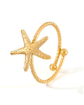 Anillo Starfish Textura