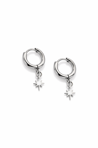 Arracada Mini Estrella Plateada