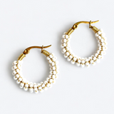 Aretes Bora Blanco