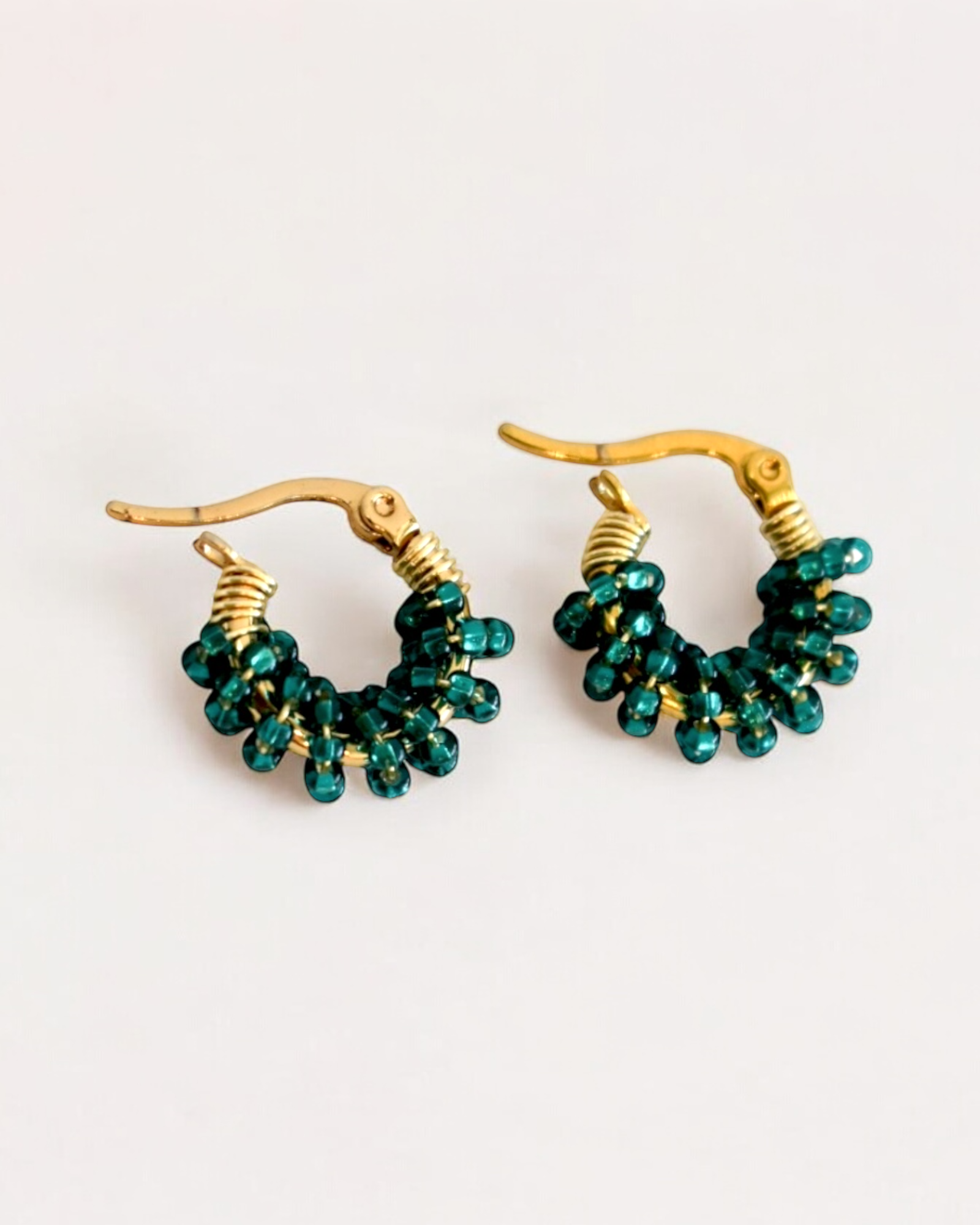 Arracadas Esmeralda Mini