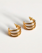 Arracadas Triples Lisas