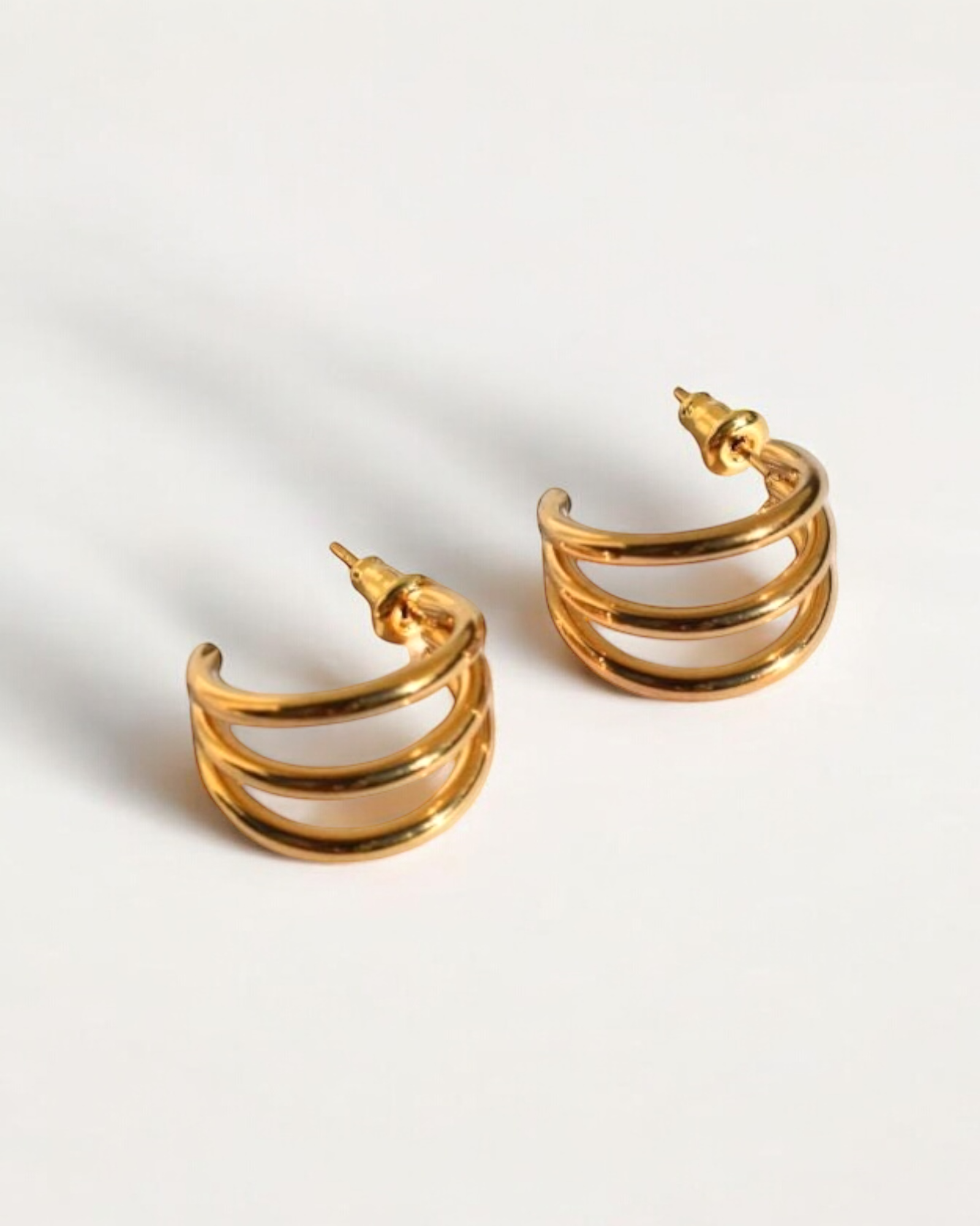 Arracadas Triples Lisas