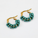 Arracadas Bora Turquesa Mini