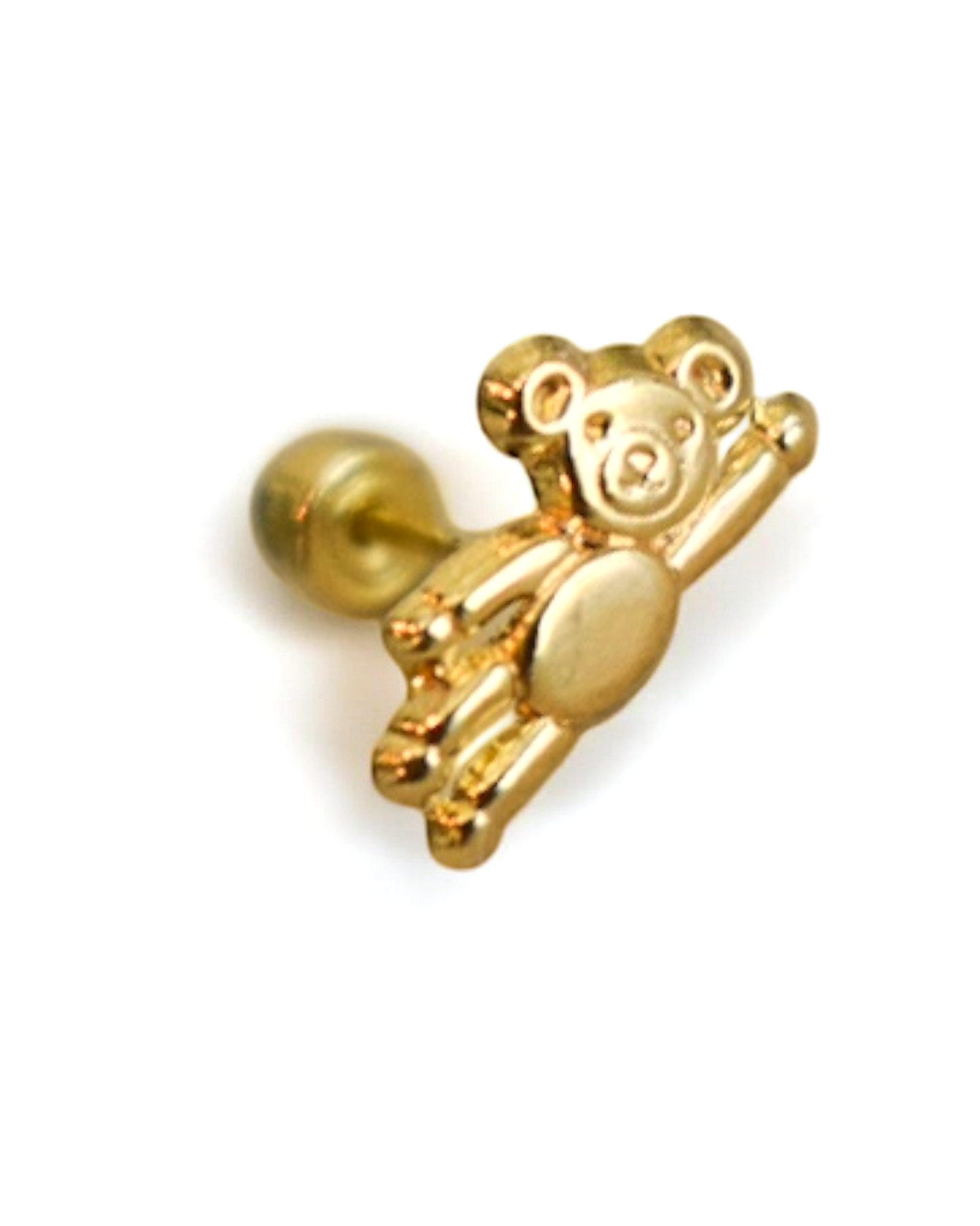 Piercing Osito Oro 10K - 1 pieza