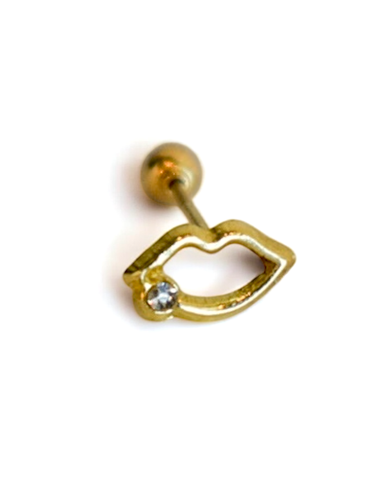 Piercing Boca Oro 10K - 1 pieza