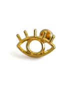 Piercing Ojo Hueco 10K - 1 pz