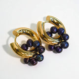 Aretes Natalia Chunky Azul