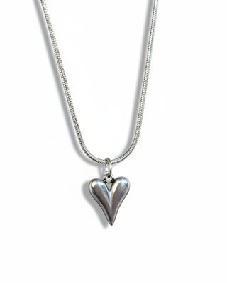 Collar Corazon Globo Alargado