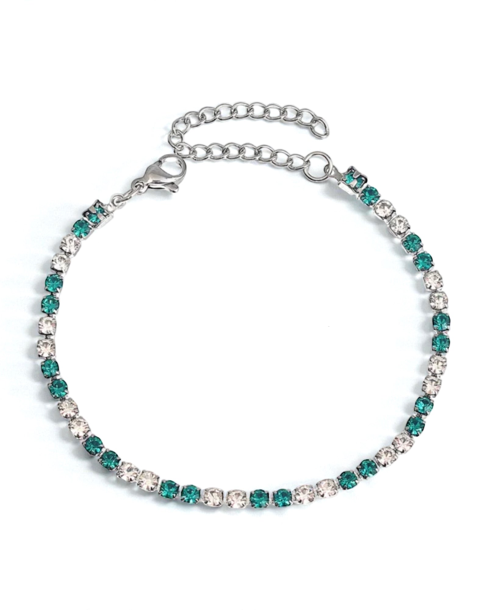 Pulsera Miami Bicolor Verde