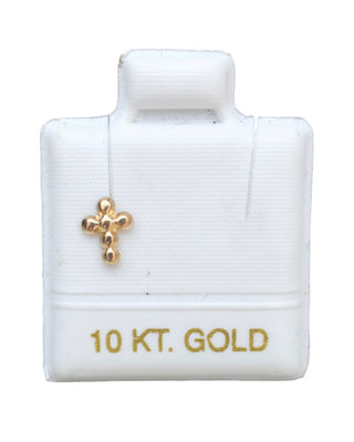 Piercing Cross Dots - Oro 10K (1 pz)